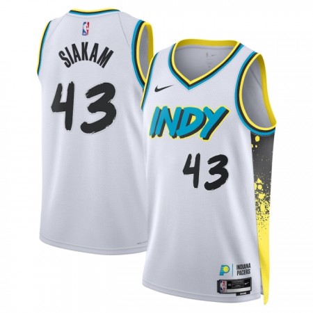 Dres Indiana Pacers Pascal Siakam Nike 2024-25 City Edition Bijela Swingman